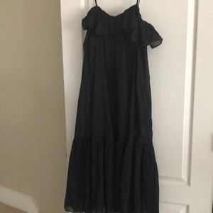 J crew black summer dress